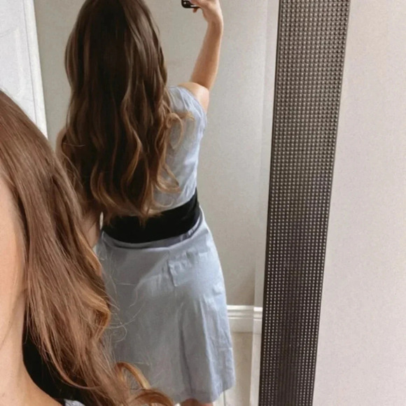 Striped embroidered dress - Picture 4 of 12